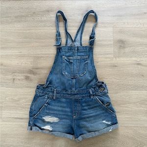 Hollister Denim Shortalls